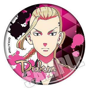 Tokyo Revengers Merch Pins:  Draken 58mm Pin