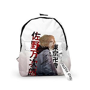 Tokyo Revengers Merch Backpack: White Manjiro Backpack