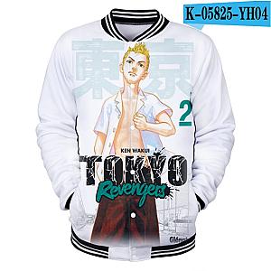 Tokyo Revengers Merch Baseball Jacket: 3D Baseball Jacket Ken