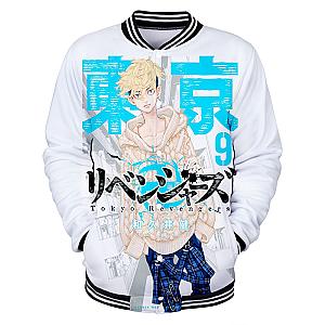 Tokyo Revengers Merch Baseball Jacket: 3D Baseball Jacket Takemichi