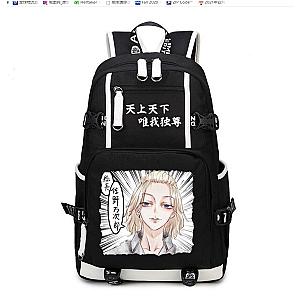 Tokyo Revengers Merch Backpack: Canvas Mikey Inspiration Backpack