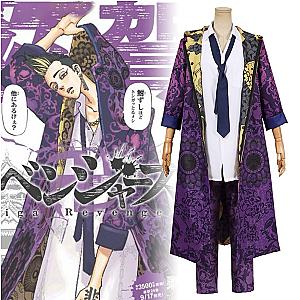 Tokyo Revengers Cosplay – Hanma Shuji Cosplay Costume Carnaval Roleplay Uniform