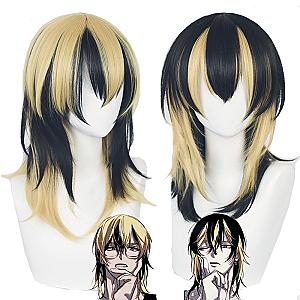 Anime Tokyo Revengers Cosplay - Haitani Cosplay Wig Black Golden Synthetic Hair