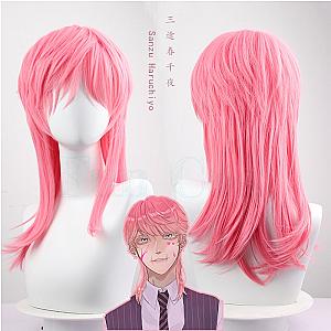 Tokyo Revengers Sanzu Haruchiyo Cosplay - Wig Pink Hair Women Man Cosplay