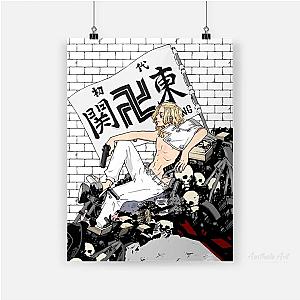 Tokyo Revengers Poster - Mikey Manjiro Canvas Painting Wall Art Posters