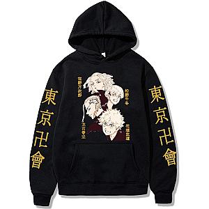 Anime Tokyo Revengers Hoodies - Printed Hip Hop Long Sleeve Pullover Streetwear Hoodie