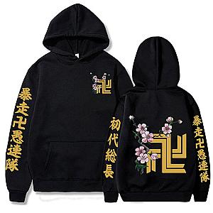 Tokyo Revengers Hoodies - Tokyo Manji Sakura Graphic Hoodies