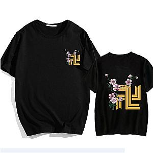 Tokyo Revengers T-shirts - Toman Symbol Manji Sakura Graphic Printed T-shirt