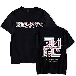 Tokyo Revengers T-shirts - Tokyo Revengers Logo Sakura Graphic Printed T-shirt