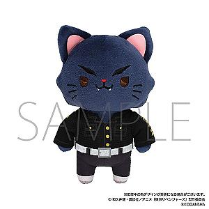 14cm Black Keisuke Baji Tokyo Revengers Movic Cat Series Plush