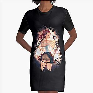 1996 - Lara Croft, Tomb Raider  Graphic T-Shirt Dress