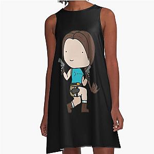 PS1 Tomb Raider - Lara Croft  A-Line Dress