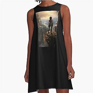 Tomb Raider at Machu Picchu A-Line Dress