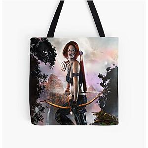 of Tomb raider All Over Print Tote Bag