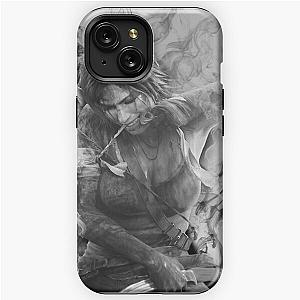 Tomb Raider Smoke Effect iPhone Tough Case