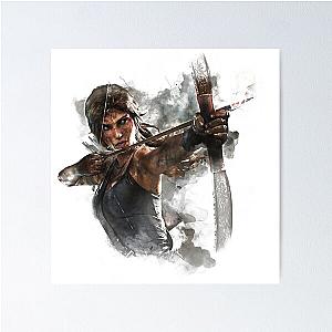 Tomb Raider Painting Poster