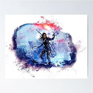 Tomb Raider Painting Poster