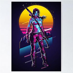 Tomb Raider - Lara Croft *80s Retro* Poster