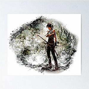 Tomb Raider Painting Poster