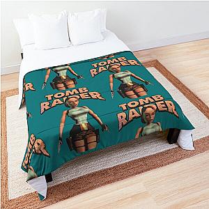 Tomb Raider - Lara Croft cartoon  Comforter