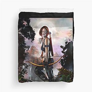 of Tomb raider Duvet Cover