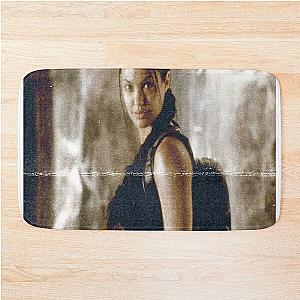 tomb raider vintage art lara croft Bath Mat