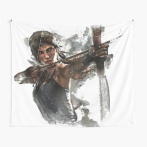 Tomb Raider Painting Tapestry