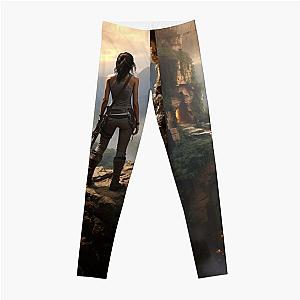 Tomb Raider at Machu Picchu Leggings