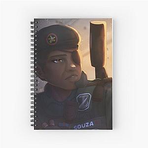 Captain from Rainbow Six Siege Spiral Notebook