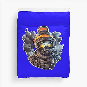 Six Siege Operator Smoke Sticker - SoberSips Duvet Cover