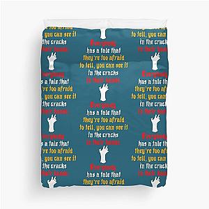 Tom Macdonald - Castles lyrics art Premium Duvet Cover