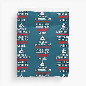 Tom Macdonald - Castles lyrics art Duvet Cover