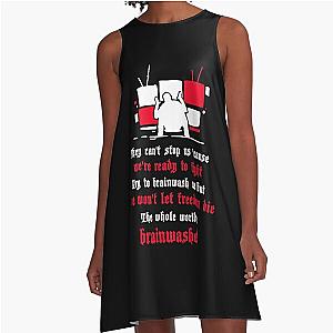 Brainwashed - Tom Macdonald Lyrics art A-Line Dress