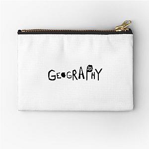 Tom Misch Geography Logo Black Zipper Pouch