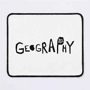 Tom Misch Geography Logo Black Mouse Pad