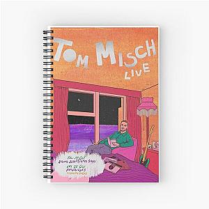 Tom Misch Tour Poster Spiral Notebook