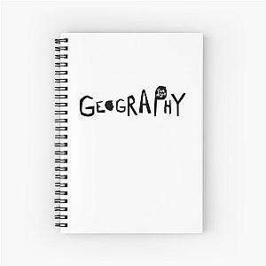 Tom Misch Geography Logo Black Spiral Notebook