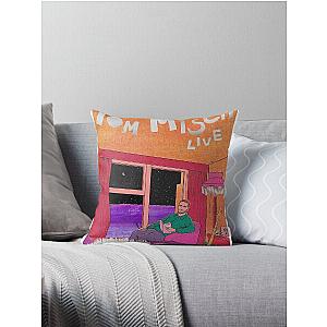 Tom Misch Tour Poster Throw Pillow