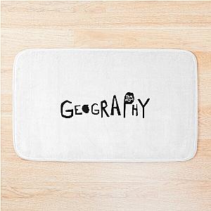 Tom Misch Geography Logo Black Bath Mat