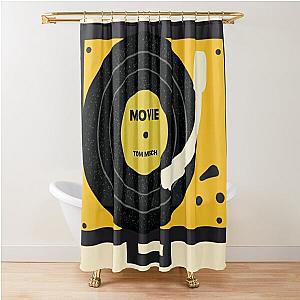 Illustration Vinile Movie by Tom Misch Shower Curtain