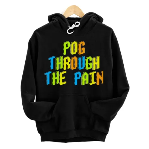 TommyInnit Hoodies - Pog Through The Pain Style Pullover Hoodie