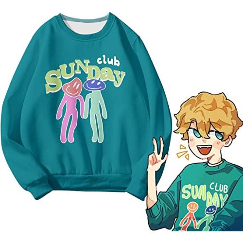 TommyInnit Sweatshirts - Sunday Club Round Neck Pullover Sweatshirt