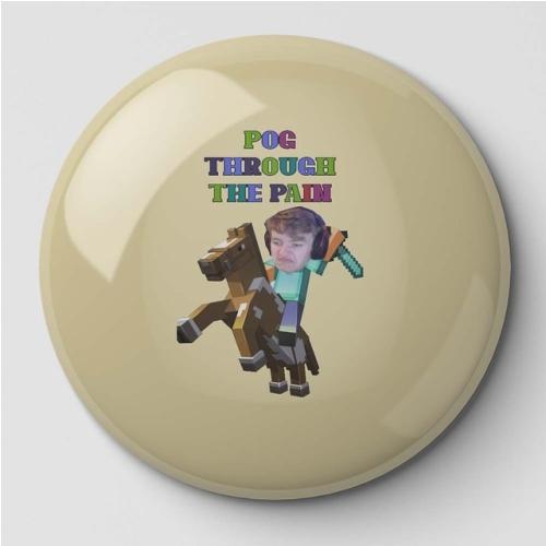 TommyInnit Pins - Tommyinnit Pog Through The Pain Pin