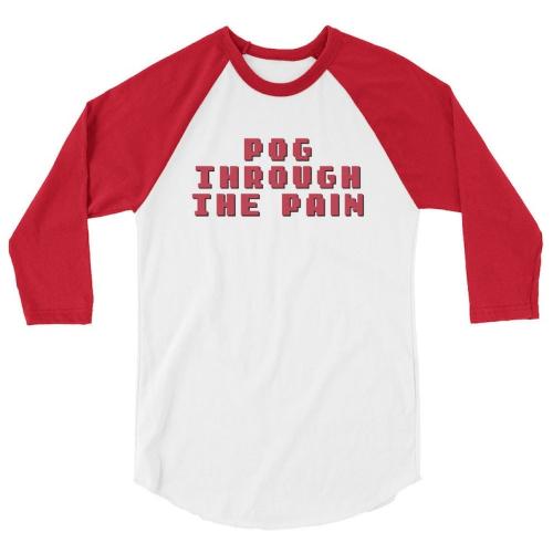 TommyInnit Sweatshirts - Tommyinnit Pog through the pain Raglan Shirt