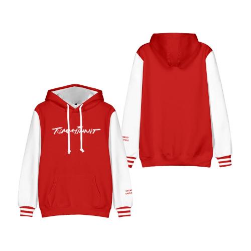 TommyInnit Hoodies - Red Baseball Hoodie