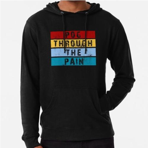 Wood Color Pog Through The Pain Lightweight Hoodie