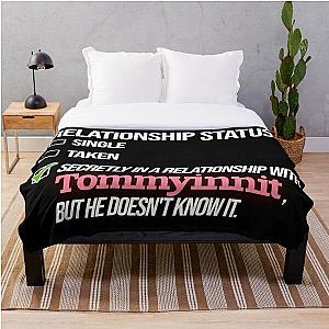 TommyInnit Bedding Sets - Relationship with Tommyinnit Throw Blanket RB2805