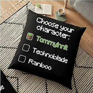 TommyInnit Pillows - Choose your character - Tommyinnit (3) Floor Pillow RB2805