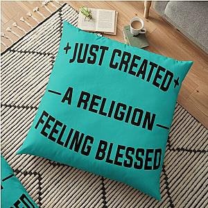 TommyInnit Pillows - Just Created a Religion Feeling Blessed | Tommyinnit V2 Floor Pillow RB2805