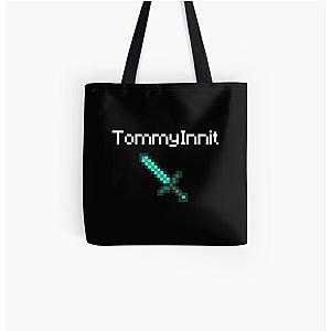 TommyInnit Bags - TommyInnit - White All Over Print Tote Bag RB2805